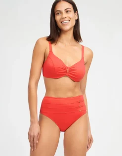 Stella Maxi Control Bikini Pant - Coral