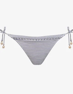 Strawberry Kiss Brazilian Pant - White Night Blue