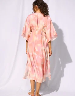 Sunhaze Dreams Buttoned Dress - Solar Energy