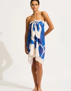 Sunray Sarong - Ultramarine