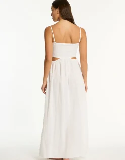 Sunset Bandeau Dress - White