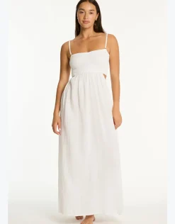 Sunset Bandeau Dress - White
