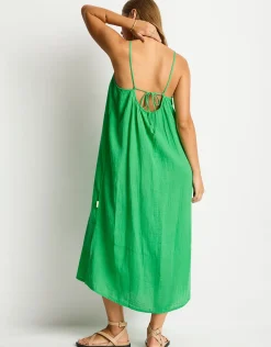 Sunset Tie Back Sundress - Kelly Green