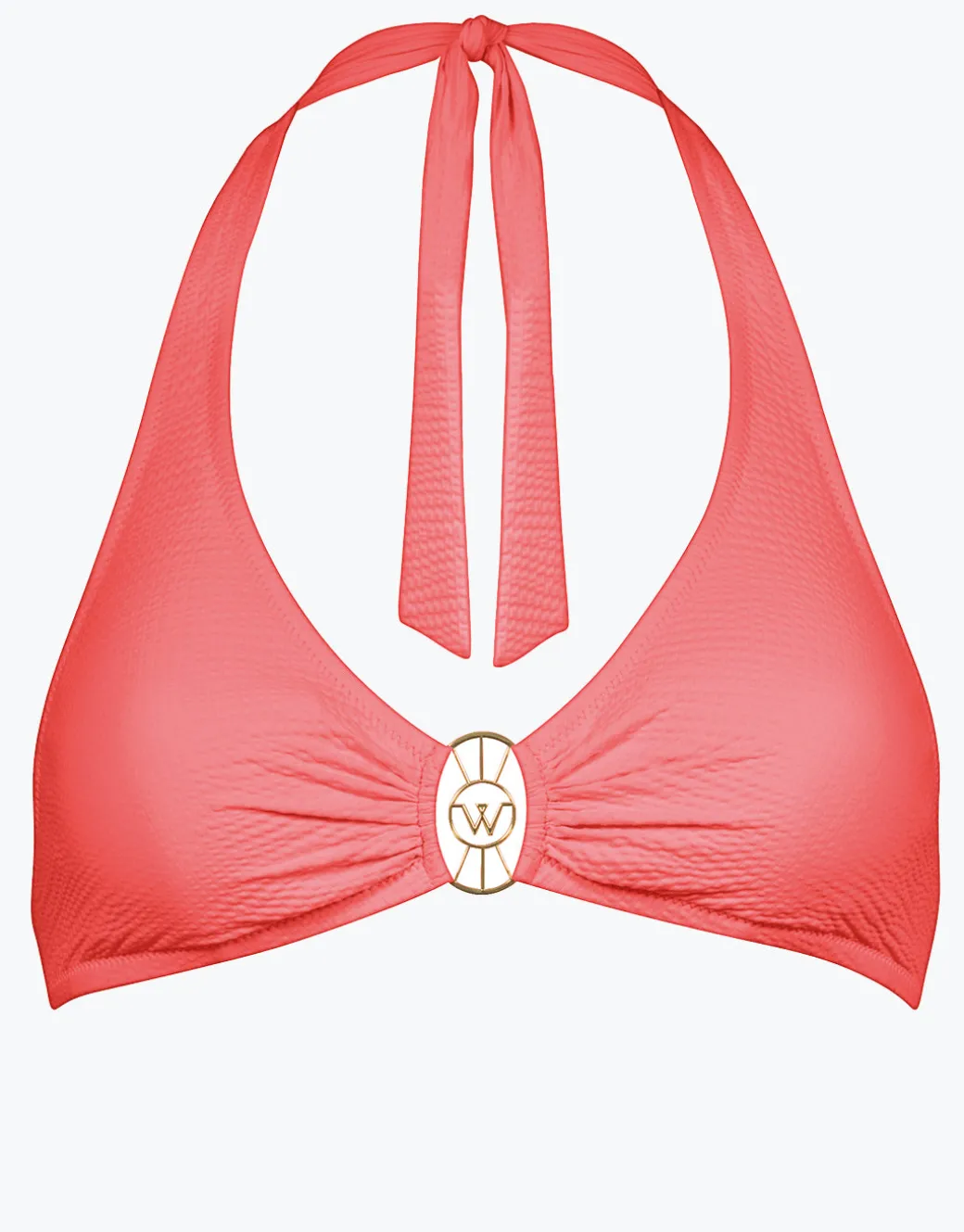 Suntouched Solids Halter Bikini Top - Juicy