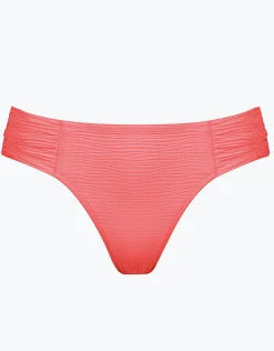 Suntouched Solids Ruched Side Pant - Juicy