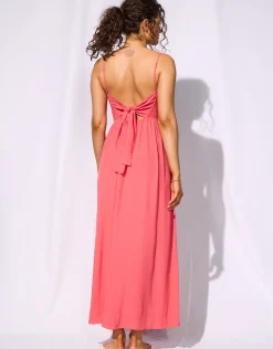 Suntouched Solids Strappy Dress - Juicy