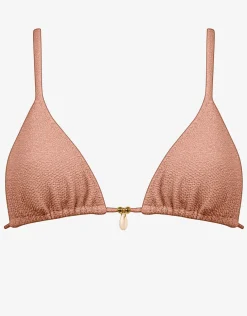 Swimsparkle Triangle Bikini Top - Sunset Glow