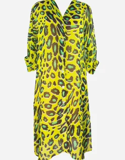 Syrah Midi Beach Shirt - Yellow