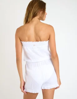 Tafalia Wayan Bandeau Playsuit - Blanc