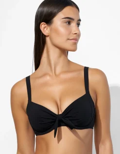 The Core High Waist Adjustable Bikini Pant - Black