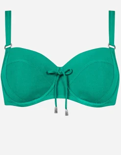 The Core Underwired Bikini Top - Palm Green