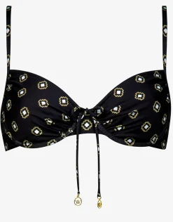 Tiles Craft Underwired Bikini Top - Black Neutrals