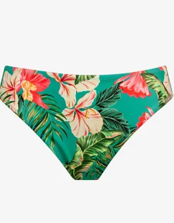 Tropic Joy Bikini Pant - Hibiscus Verde