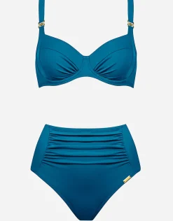 Uni Underwired Bikini Set - Ocean Blue