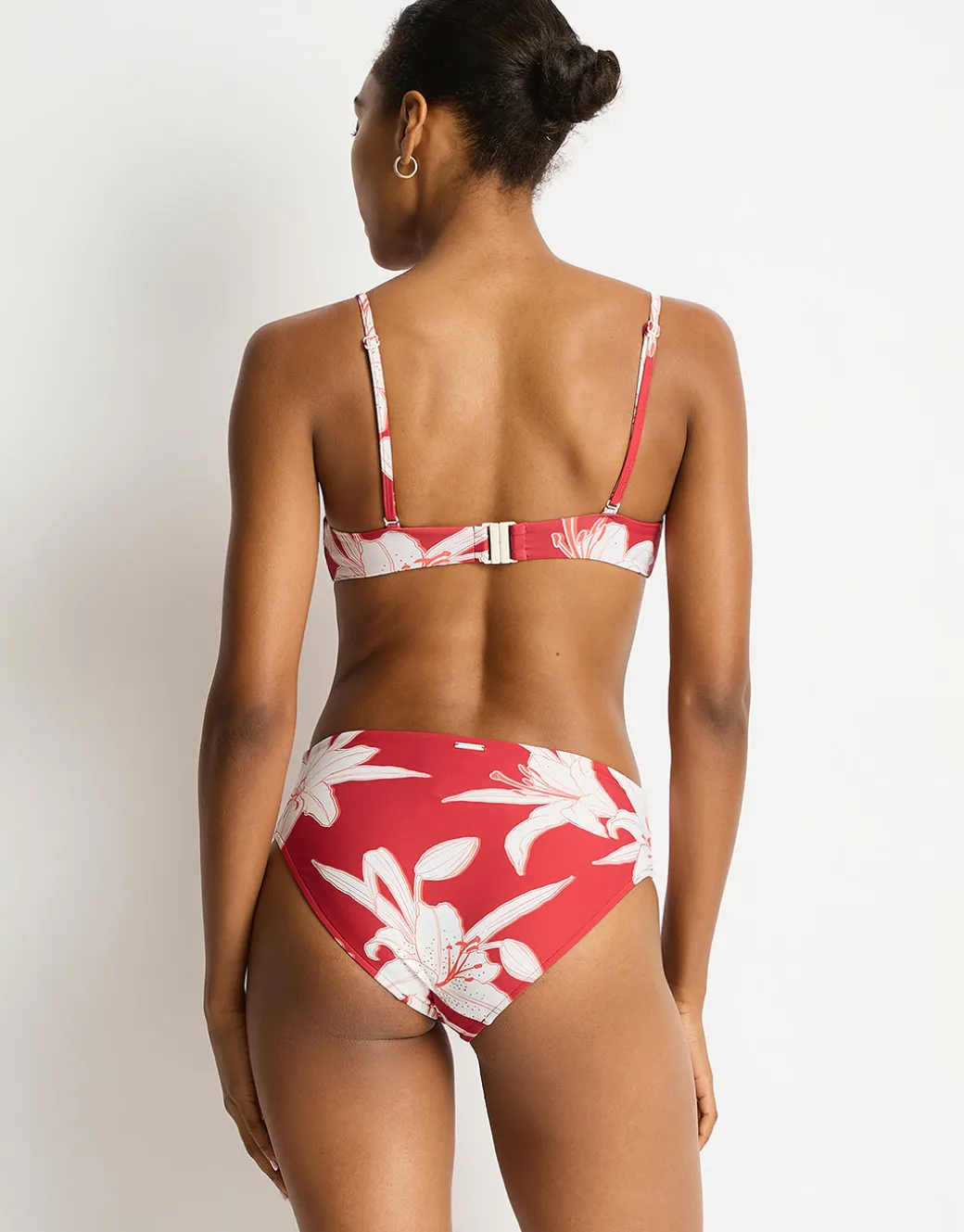 Veridian Balconette Bra Bikini Top - Ruby