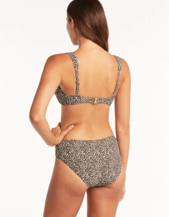 Wild Cat Mid Bikini Pant - Animal
