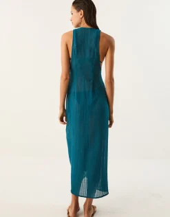 Windward Mita Long Cover Up - Teal