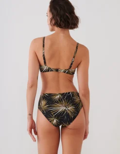 Yucca Flash Underwired Bikini Set - Black Khaki
