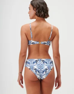 Zuri Bralette Bikini Top - Porcelain